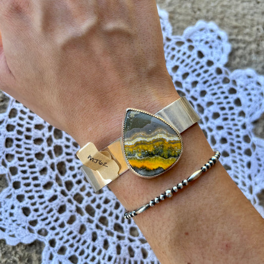 Bumblebee Jasper Cuff