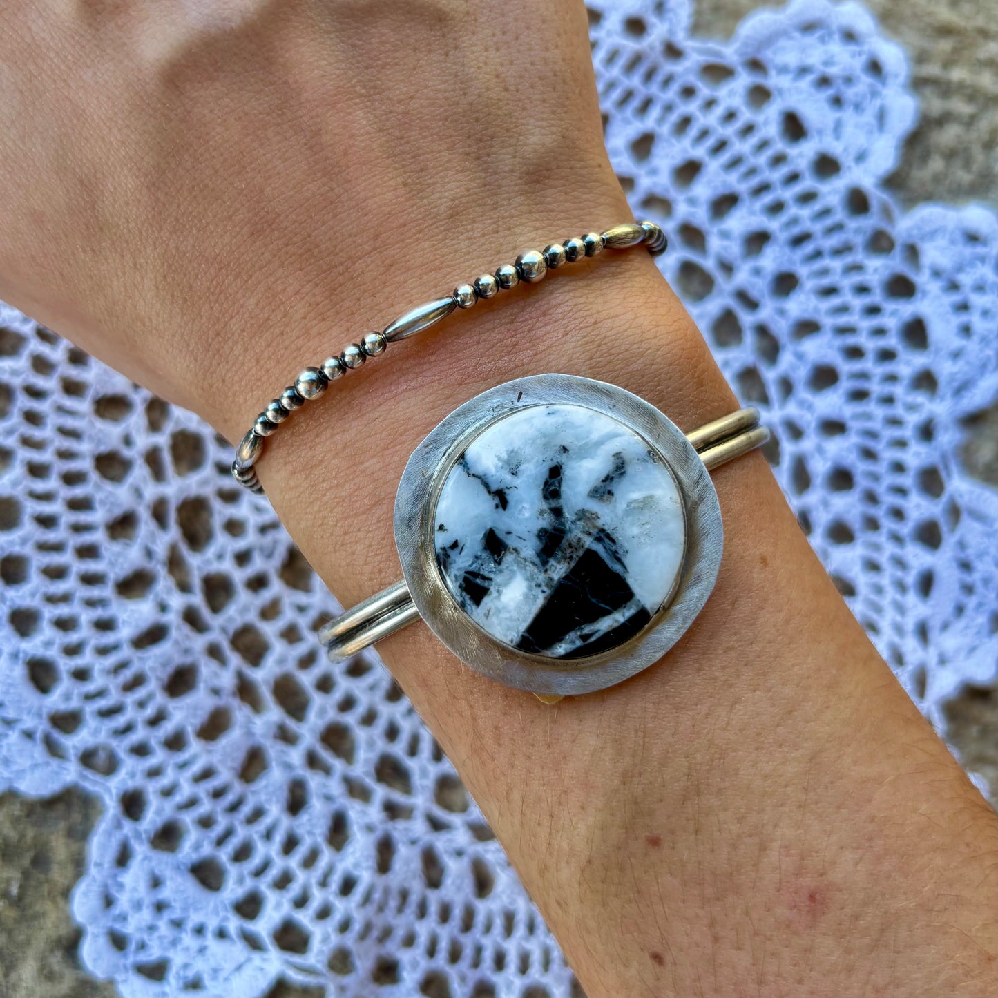White Buffalo Cuff