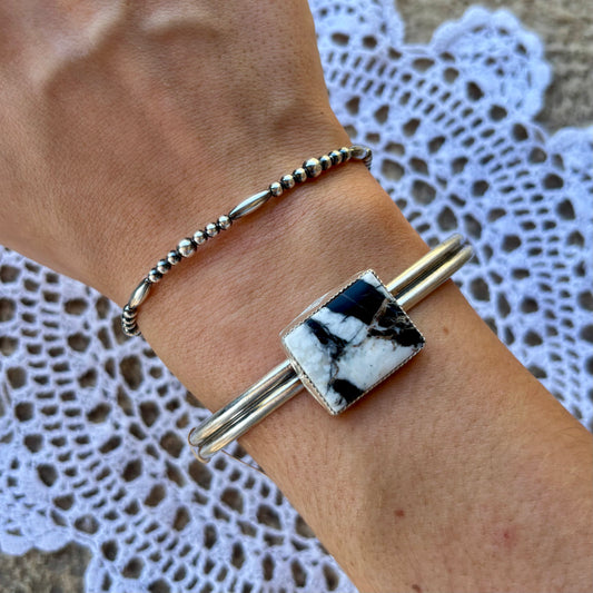 White Buffalo Cuff