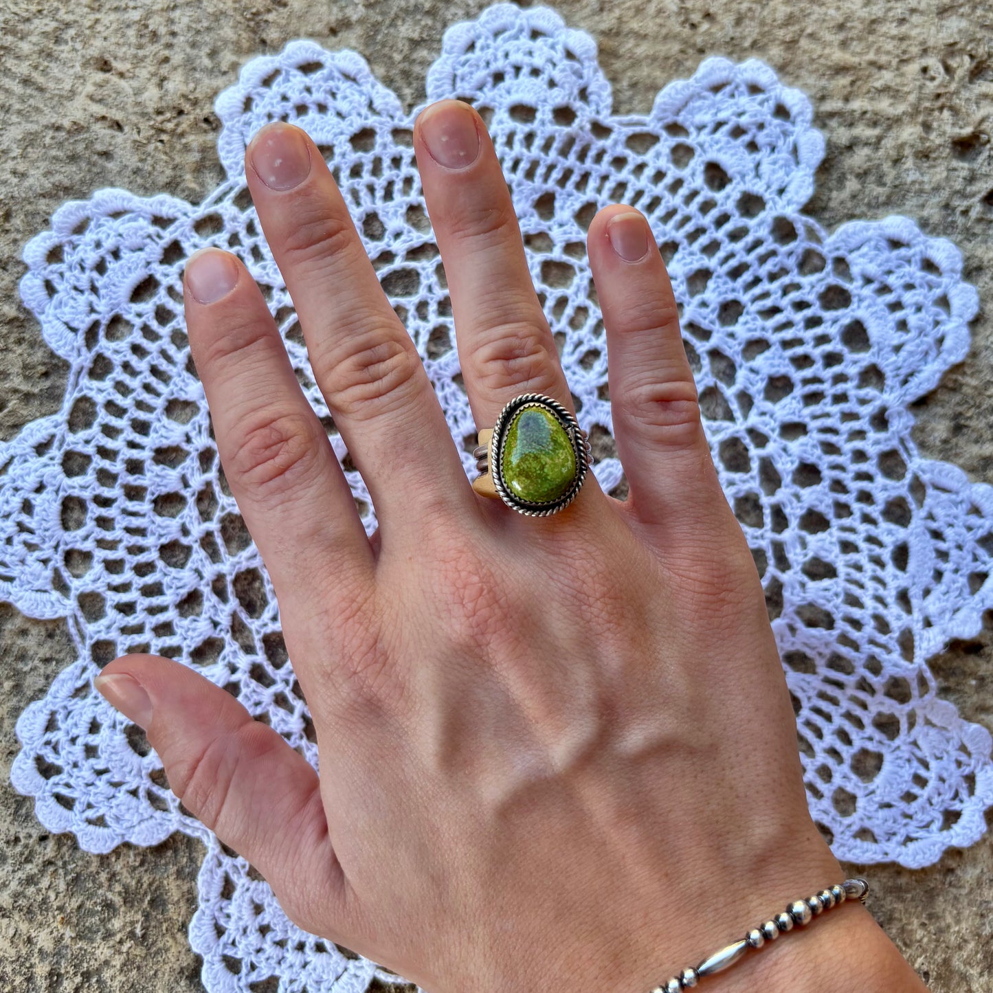 Ceilo Turquoise Ring - Size 8