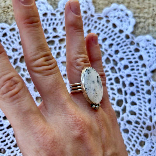 White Buffalo Ring - Size 6