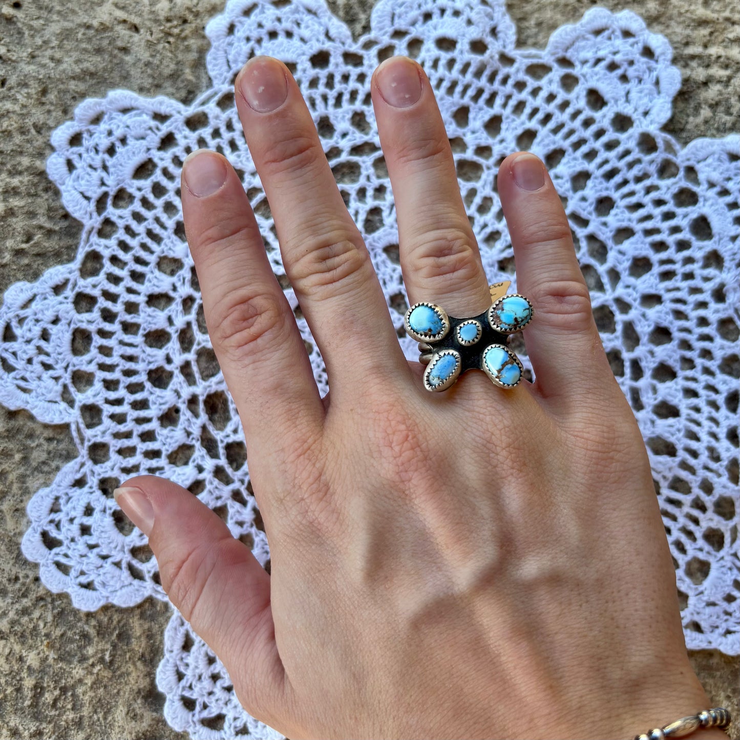 Golden Hills Bow Ring - Size 7