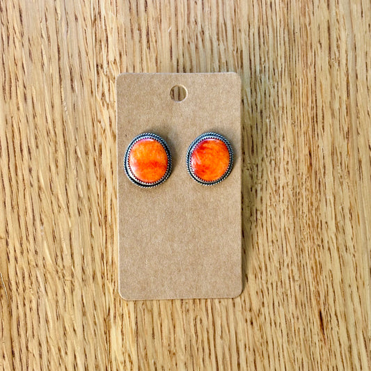 Orange Spiny Studs