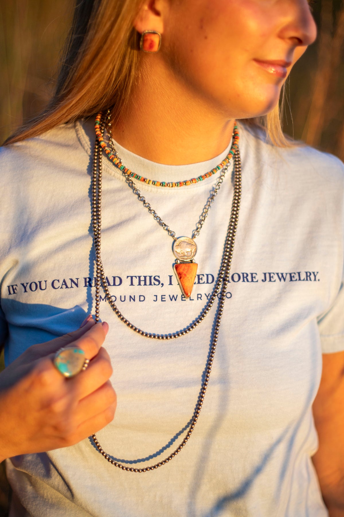MJC Quote T-Shirt | Light Blue